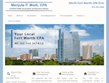 Tablet Screenshot of fort-worth-cpa.com